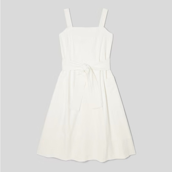 Everlane Organic Cotton Herringbone Dress - Picture 1 of 5